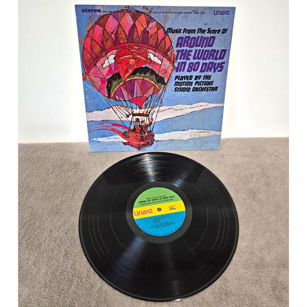 Unart Around The World In 80 Days Film Score Stereo Vinyl LP S 21025